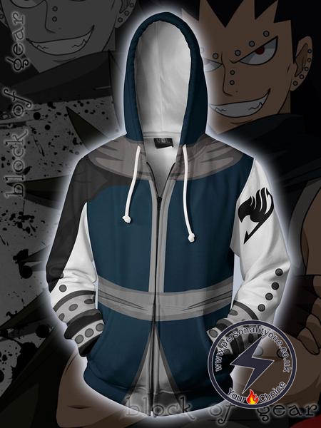 Fairy Tail Gajeel Zip Up Hoodie Jacket